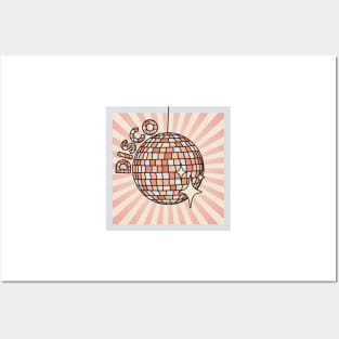 Pastel Disco Ball Posters and Art